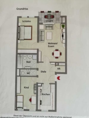 Freundliche 3-Zimmer-Wohnung mit Balkon in Fürth