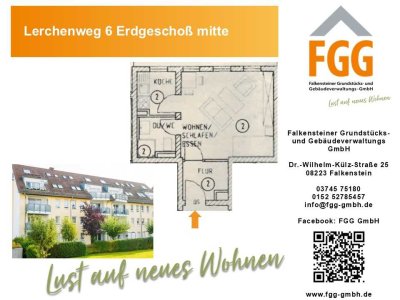 NEU sanierte Single-Wohnung mit Terrasse