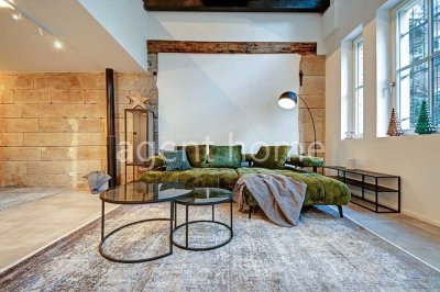 MÖBLIERT - INDUSTRIAL STYLE - Exklusives Loft mitten in der Stadt