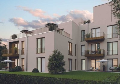 Nidda Höfe: Perfekte Familienwohnung mit riesiger Terrasse und Blick ins Grüne