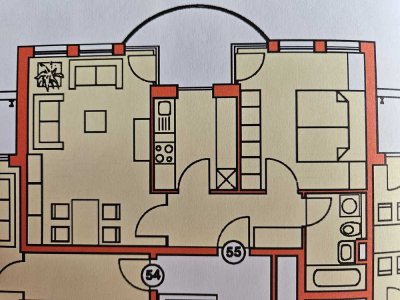 Vermietete Dachgeschoßwohnung in sehr guter Lage mit Südbalkon und Tiefgaragenstellplatz