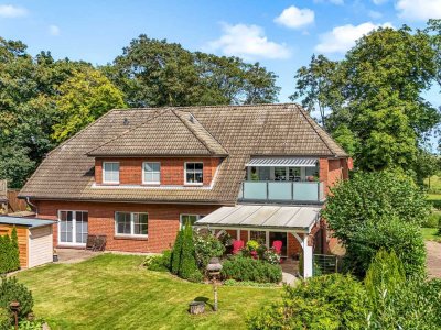 Erdgeschosswohnung mit Terrasse in Nordseenähe