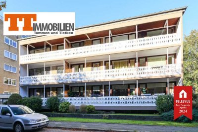 TT bietet an: Am Kurpark: - 2-Zimmer-Wohnung mit großen Balkon!