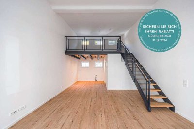 Modern ausgestattete, loftartige Wohnung mit Privateingang im Leipziger Zentrum