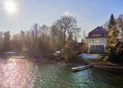 Exklusive Wohnung am See mit privatem Seezugang und traumhaftem Ausblick