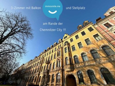 3-Raum-Wohnung • vermietet • jetzt Kaufen • Balkon • Stellplatz • Innenstadt Lage