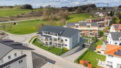 Neubau 4-Zimmer-Dachgeschosswohnung in ländlicher Wohnlage