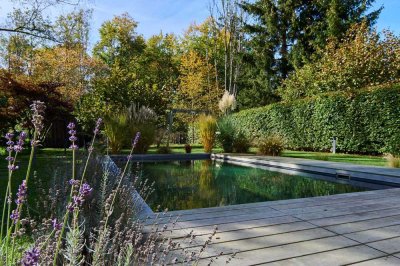 Luxuriöses Einfamilienhaus am Waldrand in München-Forstenried: Natur pur!