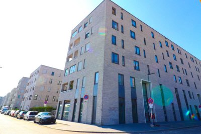 Maritimes Wohnen am Mainzer "Zollhafen" - Moderne 3-Zi.-Penthouse-Wohnung mit Loggia auf 100m²!