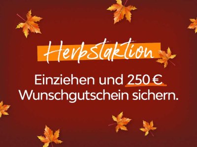 Im Herbst umziehen und 250€ Gutschein sichern - Modernisierte 2-Zimmer-Wohnung mit Balkon