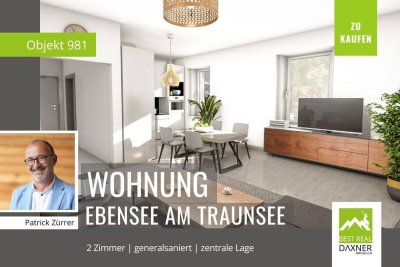 Generalsanierte 2 Zimmerwohnung im 1. Obergeschoss