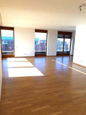 *Lichtdurchflutete Penthousewohnung mit Blick auf den Main*