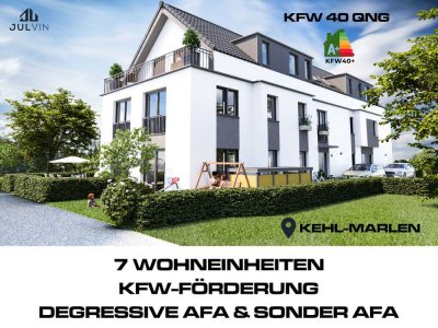 W04: 2-Zimmer-Wohnung | Neubau 2026 | KFW40 QNG | 5% Degressive-Afa | 5% Sonderabschreibung