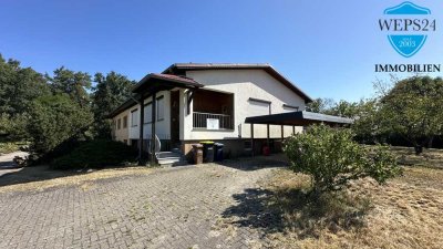 Schöne Doppelhaushälfte in Klietz mit Tiefgarage und Carport, naturnah