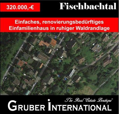 freistehendes Einfamilienhaus mit Garage in Fischbachtal zu verkaufen