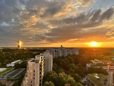 2 Jahre Befristete Wohnung im 14. Stock am Olympiapark