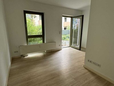 Zentral und gemütlich: Singlewohnung mit kleiner Terrasse in der Leipziger Vorstadt