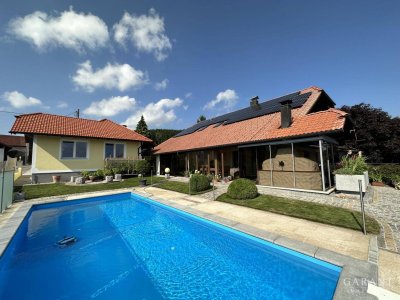 Landhaus mit Pool, Sauna und Wellnessbereich