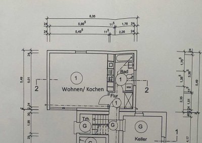 Attraktive Möblierte 1-Zimmer-Wohnung mit EBK in Metzingen