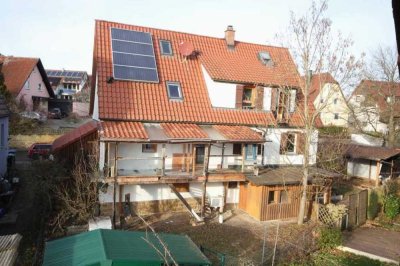 ...das Wohnhaus mit ausgebauter Scheune und Carport für Holzliebhaber und Selbermacher!