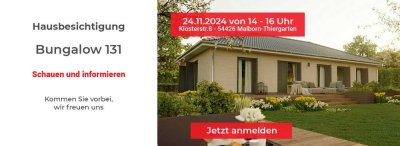 Bungalow-Besichtigung - Sonntag - 24.11.24