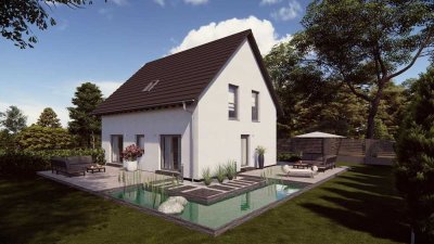 Tolles kleines Zweifamilienhaus ! Je Wohnung mit halben Grundstück nur 285.000,-EUR !