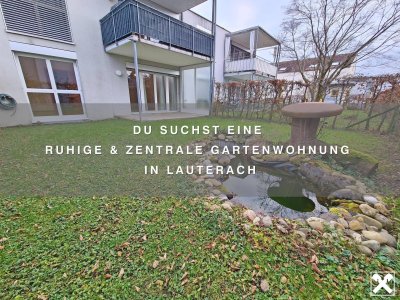 Ruhig und zentral: 3-Zimmerwohnung mit Terrasse und Garten