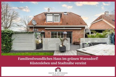 Familienfreundliches Haus im grünen Warnsdorf – Küstenleben und Stadtnähe vereint