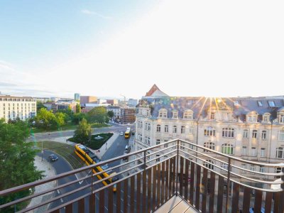 Großzügige 3-Zi.-Penthouse-Wohnung im "Schützengarten" mit Loggia auf 73 m²! *Erstbezug*