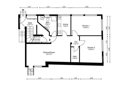 IMMORath.de - Frisch sanierte 3-Zimmerwohnung