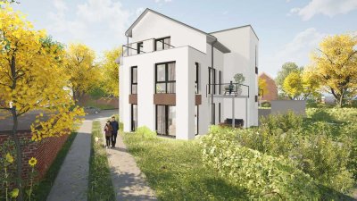 RESERVIERT: Neubau ETW mit Balkon, Aufzug & Stellplatz - barrierefrei in schöner Lage