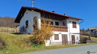 Weingebirge Rechnitz: Kellerstöckl - ehem. Buschenschank mit kleinem Weingarten