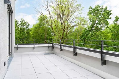 DACHTERRASSENTRAUM mit Wärmepumpe / Photovoltaik, A+, KfW 40 QNG Plus!