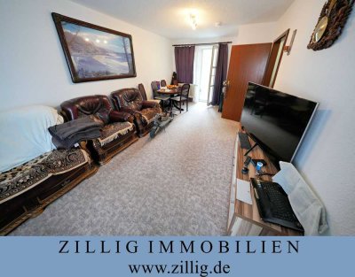 2-Zimmer-ETW - Loggia - Garten - Keller - Stellplatz - ZILLIG IMMOBILIEN