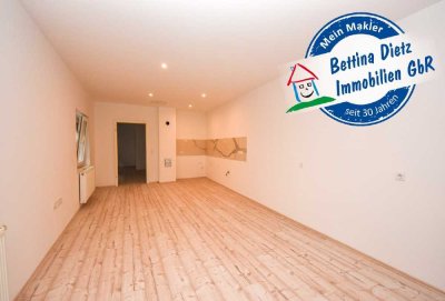 DIETZ: Neu sanierte 2-3 Zimmer-Erdgeschosswohnung in der Babenhäuser Innenstadt! Fußgängerzone!