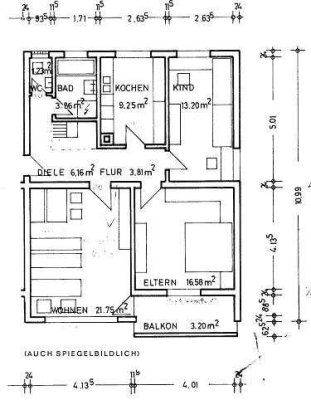 Gepflegte 3-Zimmer-Wohnung mit Balkon und EBK in Calw