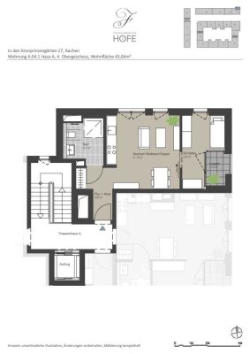 Tolle 1,5 Zimmer Wohnung mit Loggia in attraktivem Neubauprojekt (Zweitbezug) ! WBS - erforderlich !