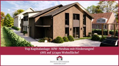 Neubau! Mehrfamilienhaus in Hamburg mit 5WE auf 323 m² Wohnfläche!