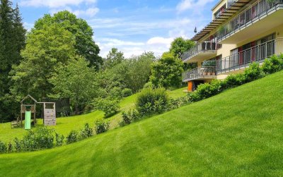 Wunderschöne 3,5 Zimmer Wohnung mit Garten in einzigartiger Waldrandlage für Naturliebhaber