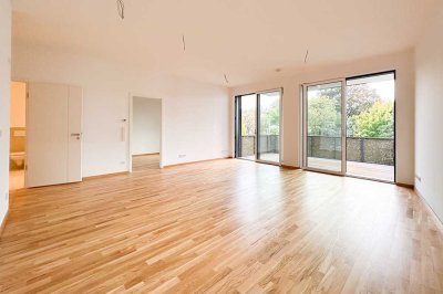 * Moderne 4-Zimmer-Wohnung im Waldstraßenviertel | Neubau A+ | Terrasse im EG | TG-Stellplatz *