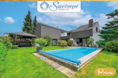 PÖSTLINGBERGZAUBER – Einfamilienhaus mit Garage und Pool am Pöstlingberg