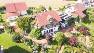 Einfamilienhaus mit Blick ins Grüne