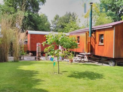 Charmante Tinyhouseidylle in der Nähe Hamburgs