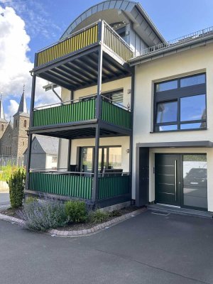 Moderne Erdgeschosswohnung in Wiebelsheim zu vermieten.