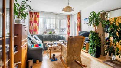 Praktische Singlewohnung mit Südwest-Loggia, 2 Abstellräumen | Zentral gelegen