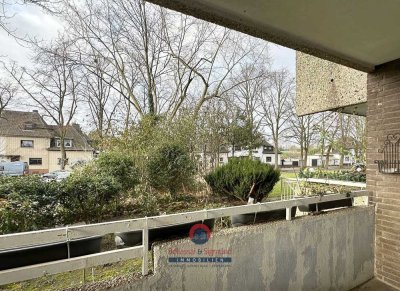 VIERSEN-ZENTRUM - MODERNE, GUT VERMIETETE 2-ZIMMERWOHNUNG MIT BALKON & BLICK INS GRÜNE!