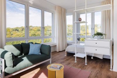 Penthouse-Wohnung mit wunderbarem Waldblick