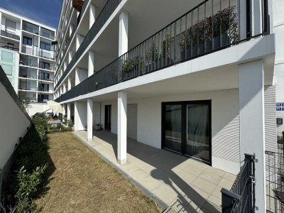 Exklusive Gartenwohnung mit 3 Zimmern, Terrasse und einemTG-Stellplatz