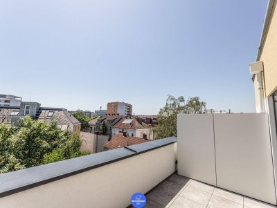 Traumhafte Dachgeschoss-Maisonette mit sonniger Dachterrasse und Balkon