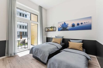 Möbliertes Business-Apartment "Double-Suite" für 2 Personen zum Verlieben